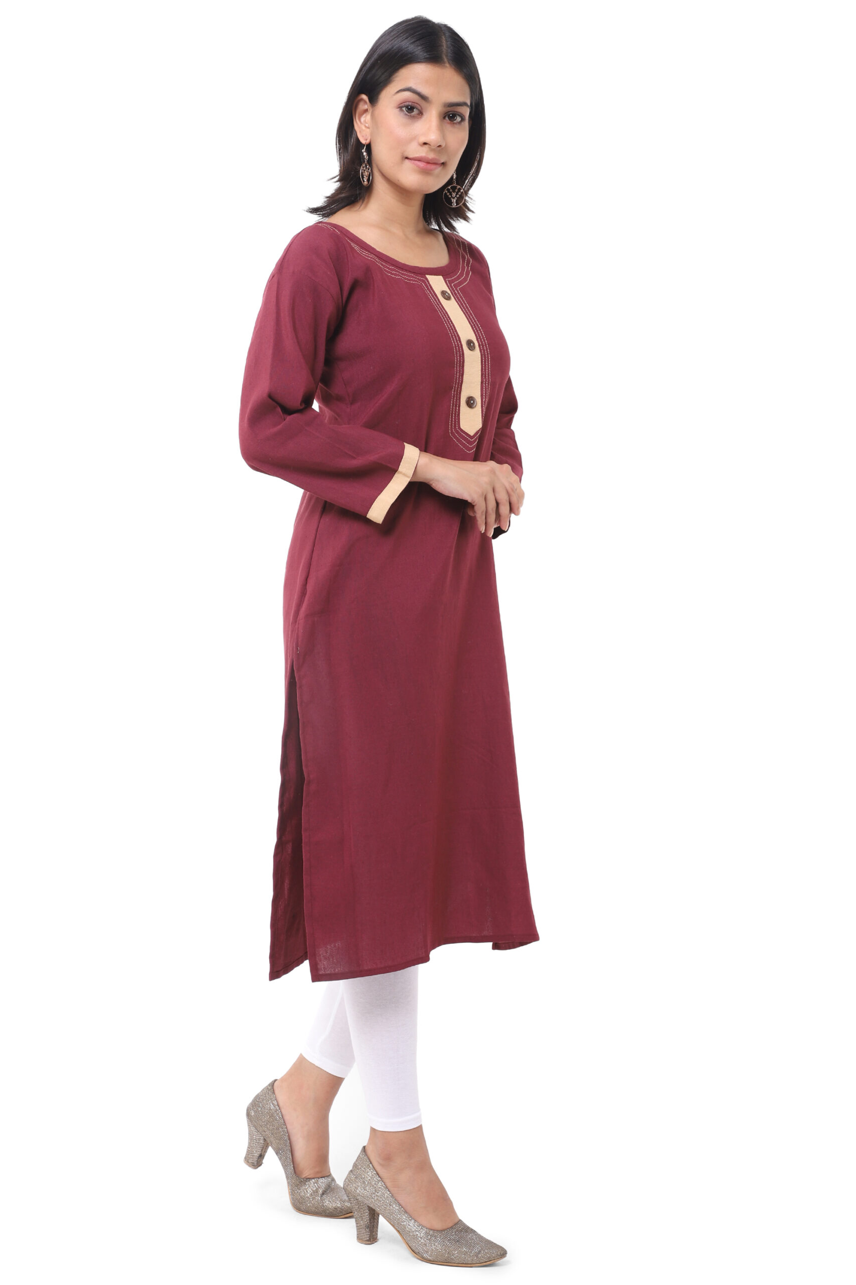 Mehroon Kurti - Image 2