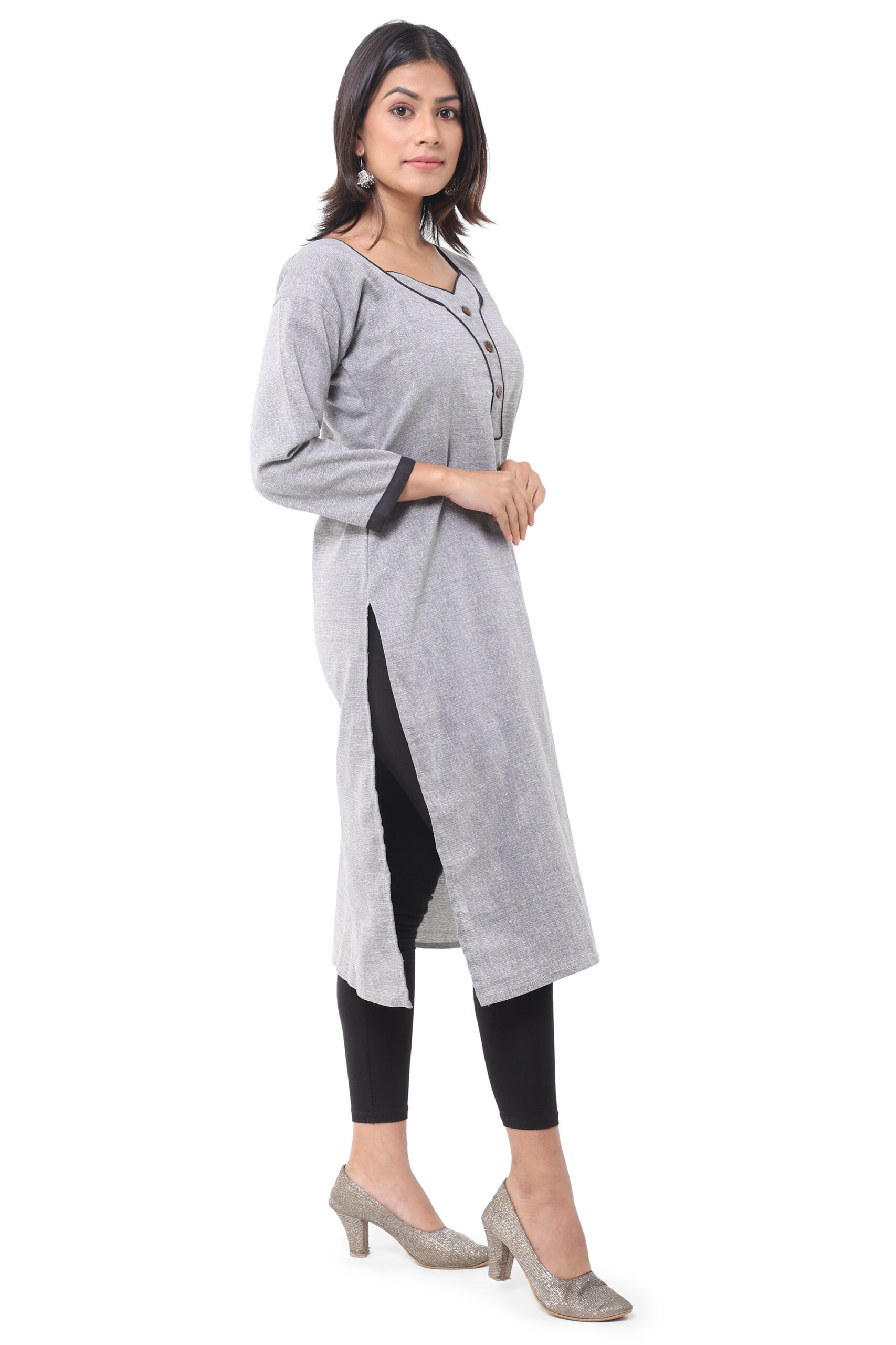 Grey Kurti - Image 2