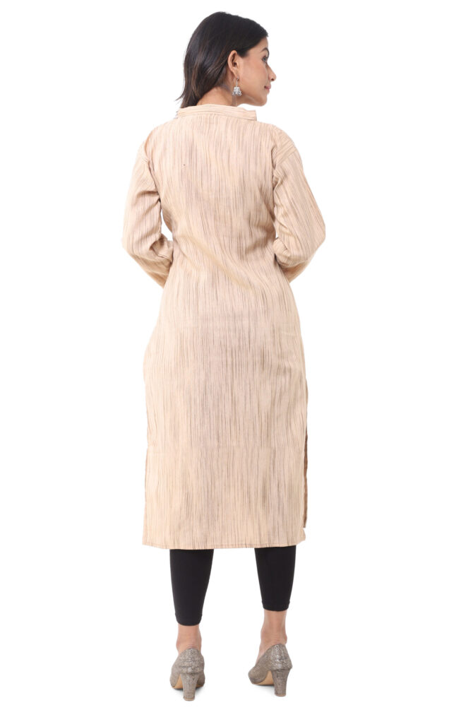 Sand Collar Kurti - Image 3
