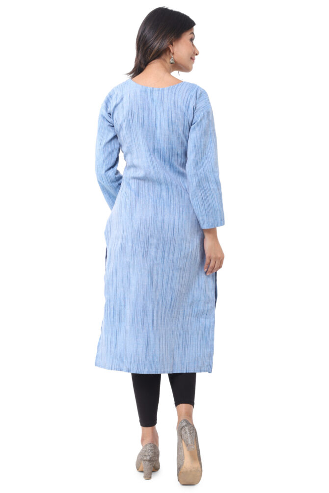 Sky Blue Kurti - Image 3