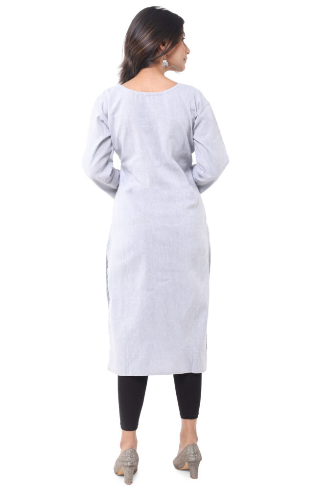 Light Grey Kurti - Image 3