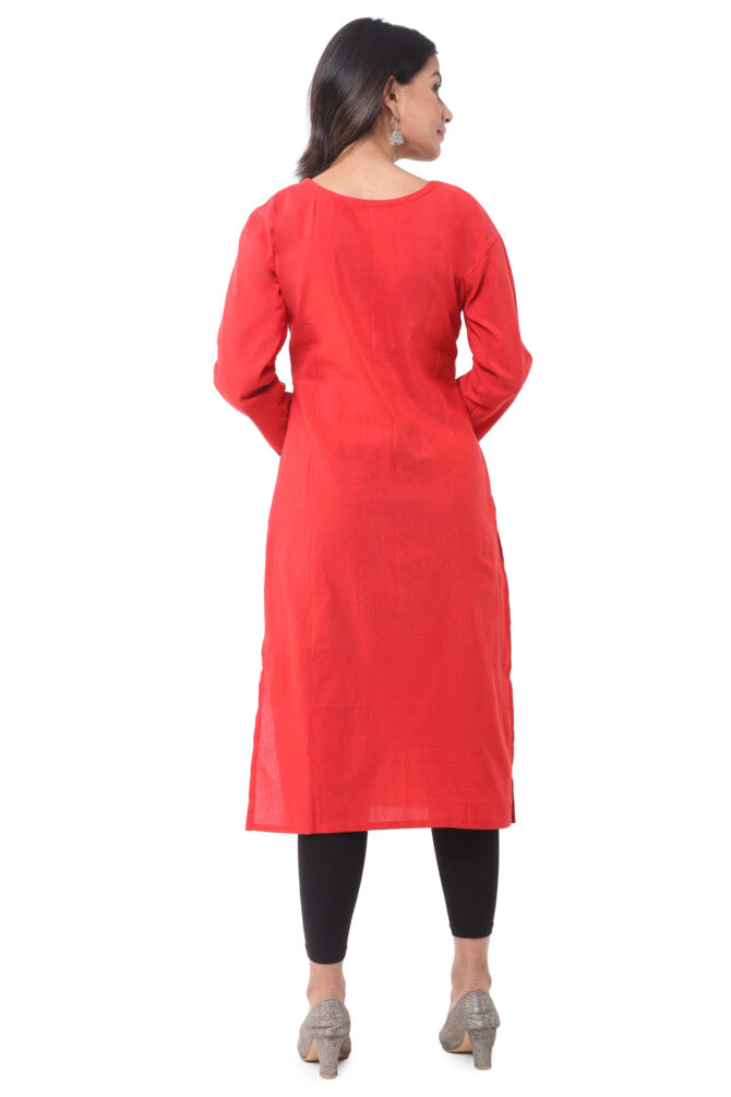 Red Kurti - Image 2
