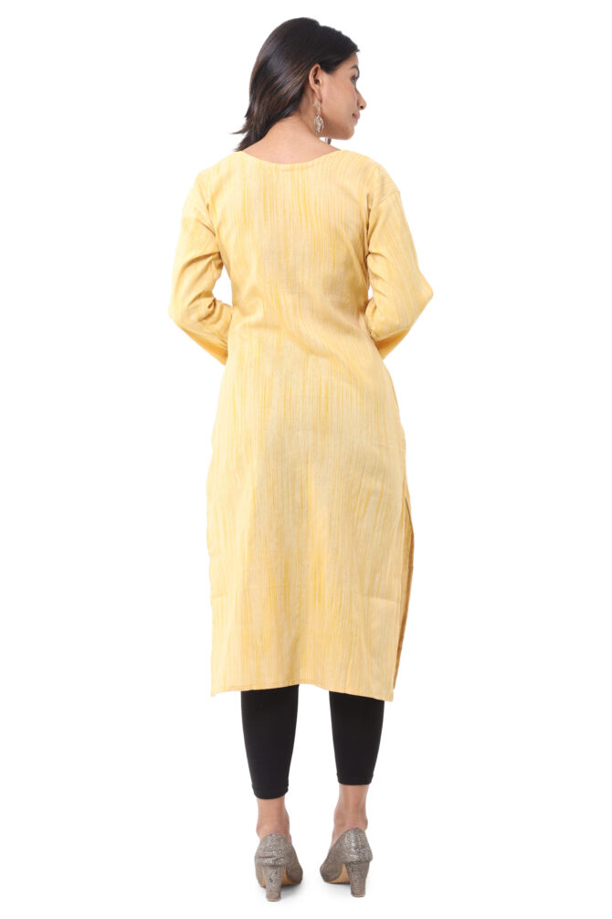 Light Yellow Kurti - Image 3