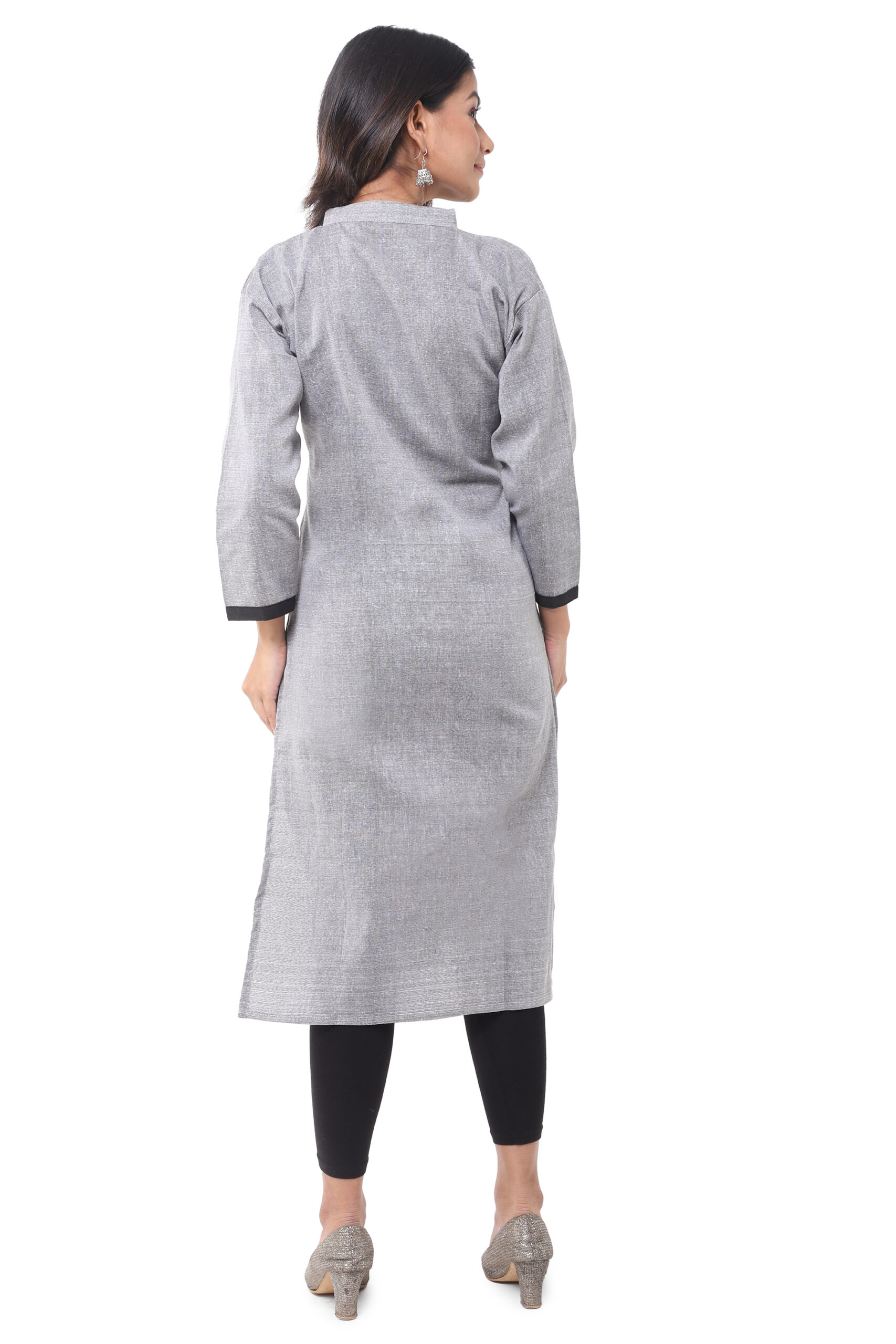 Grey Black Kurti - Image 3