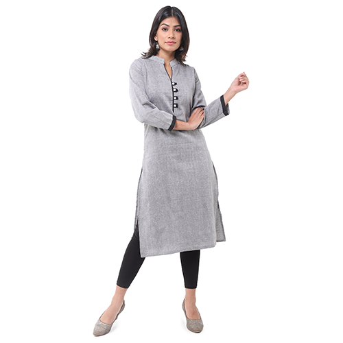 Grey Black Kurti