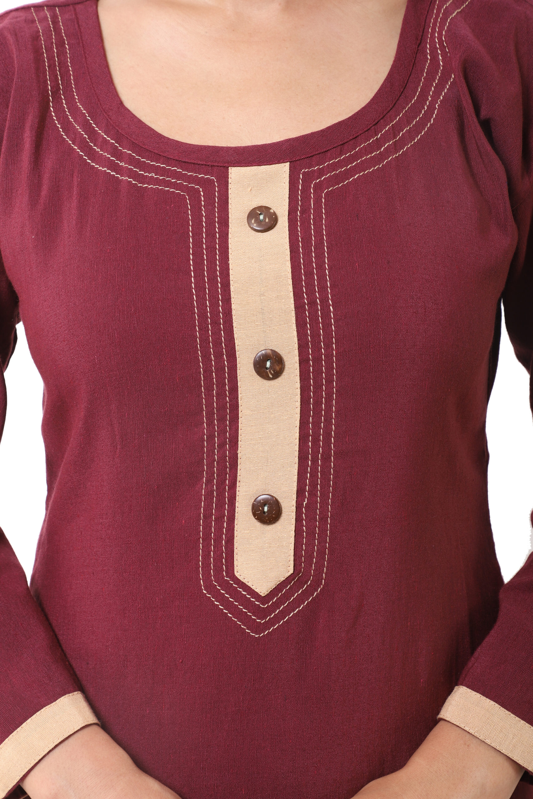 Mehroon Kurti - Image 4