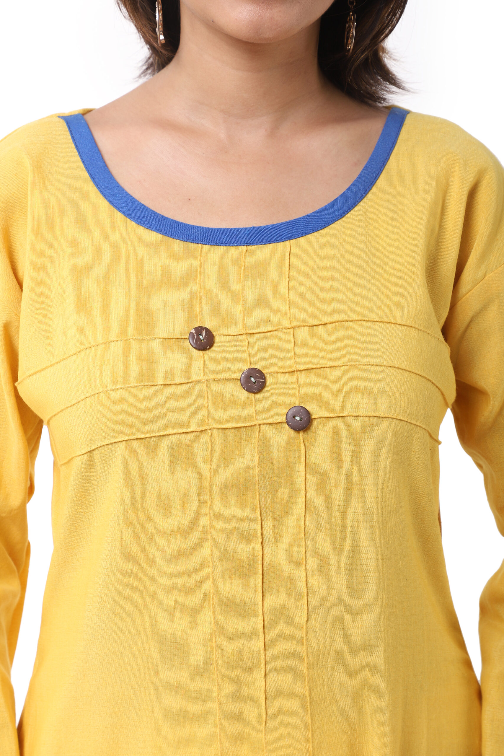 Mustered Gold Kurti - Image 3