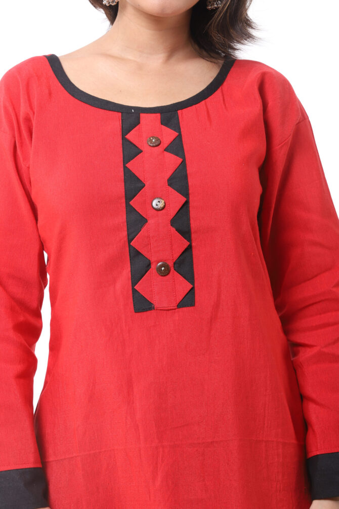 Red Kurti - Image 3