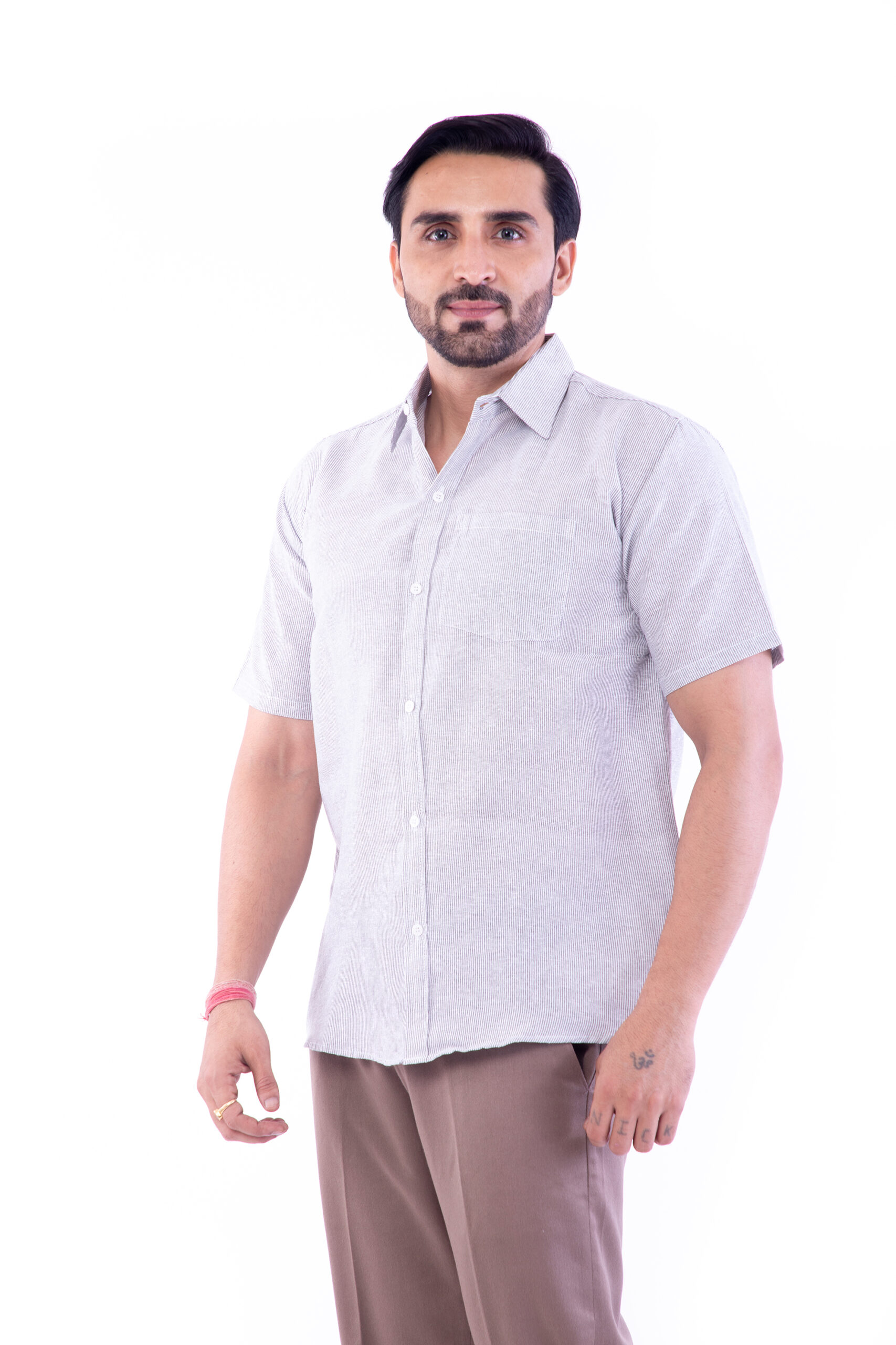 Half Sleeves Regular Cotton Fit Formal Shirt's - Image 3
