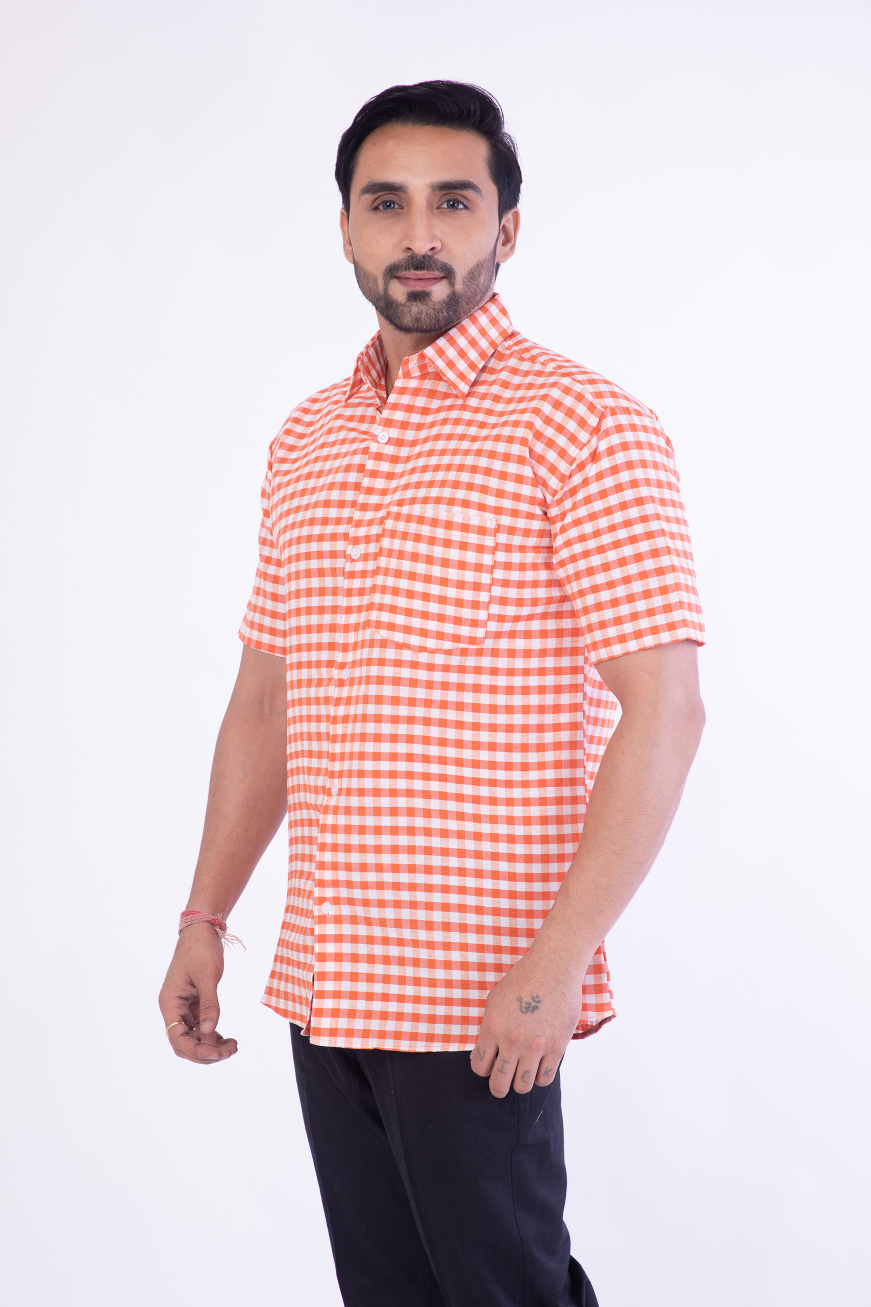 Half Sleeves Regular Cotton Fit Formal Shirt's - Image 14