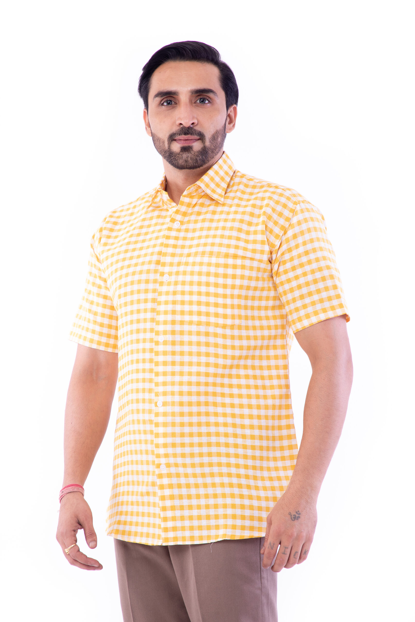 Half Sleeves Regular Cotton Fit Formal Shirt's - Image 16