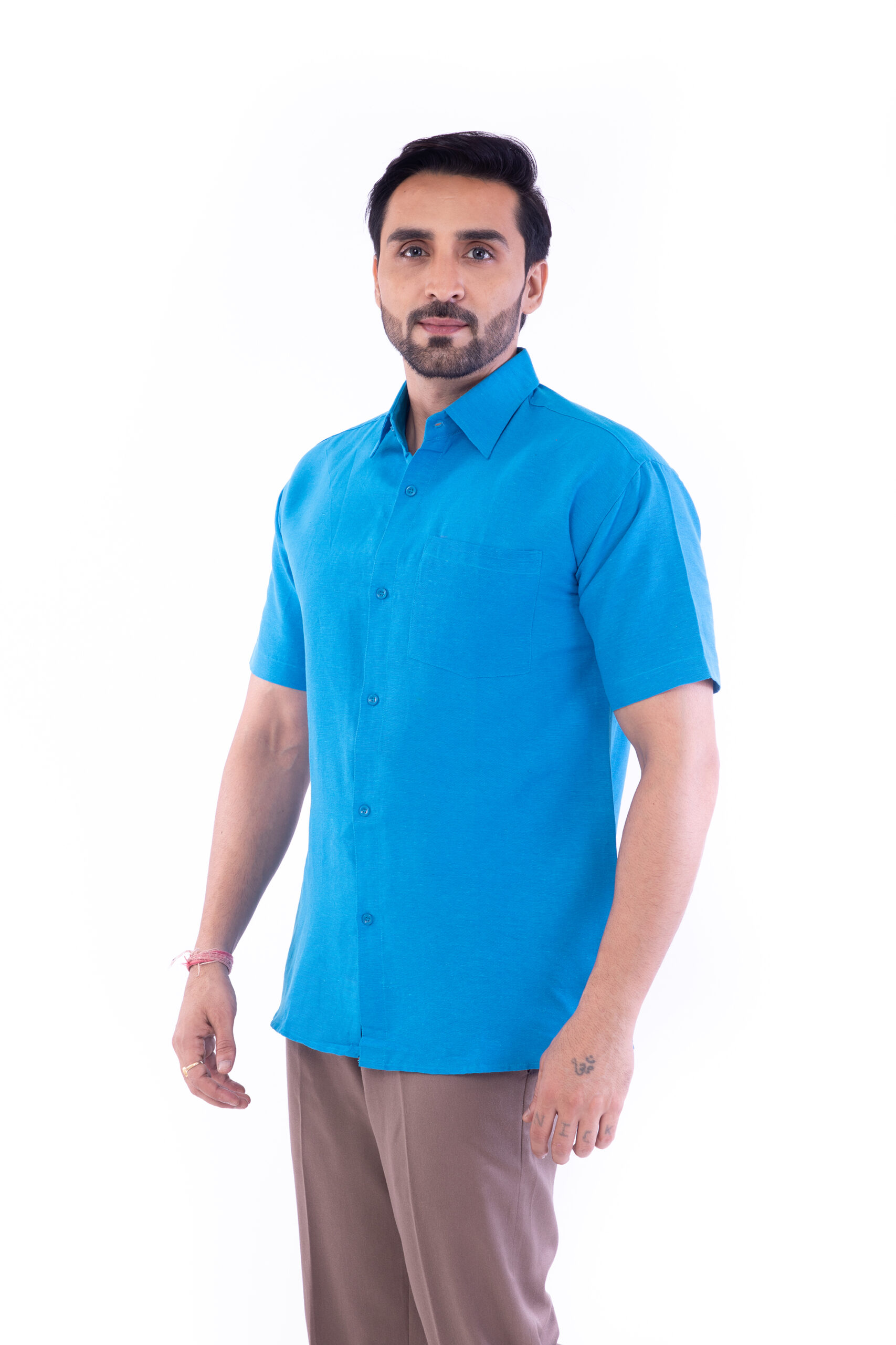 Half Sleeves Regular Cotton Fit Formal Shirt's - Image 22