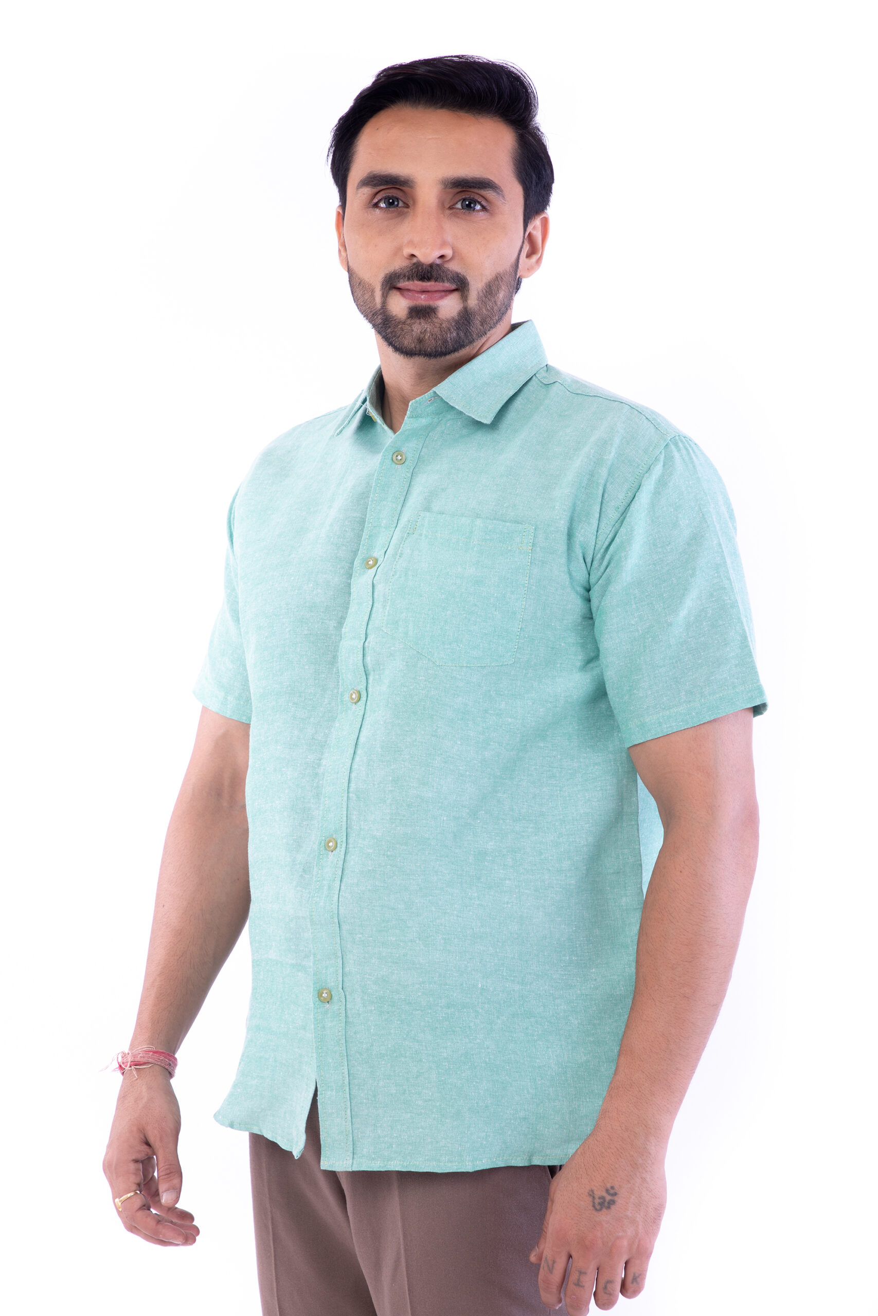 Half Sleeves Regular Cotton Fit Formal Shirt's - Image 23