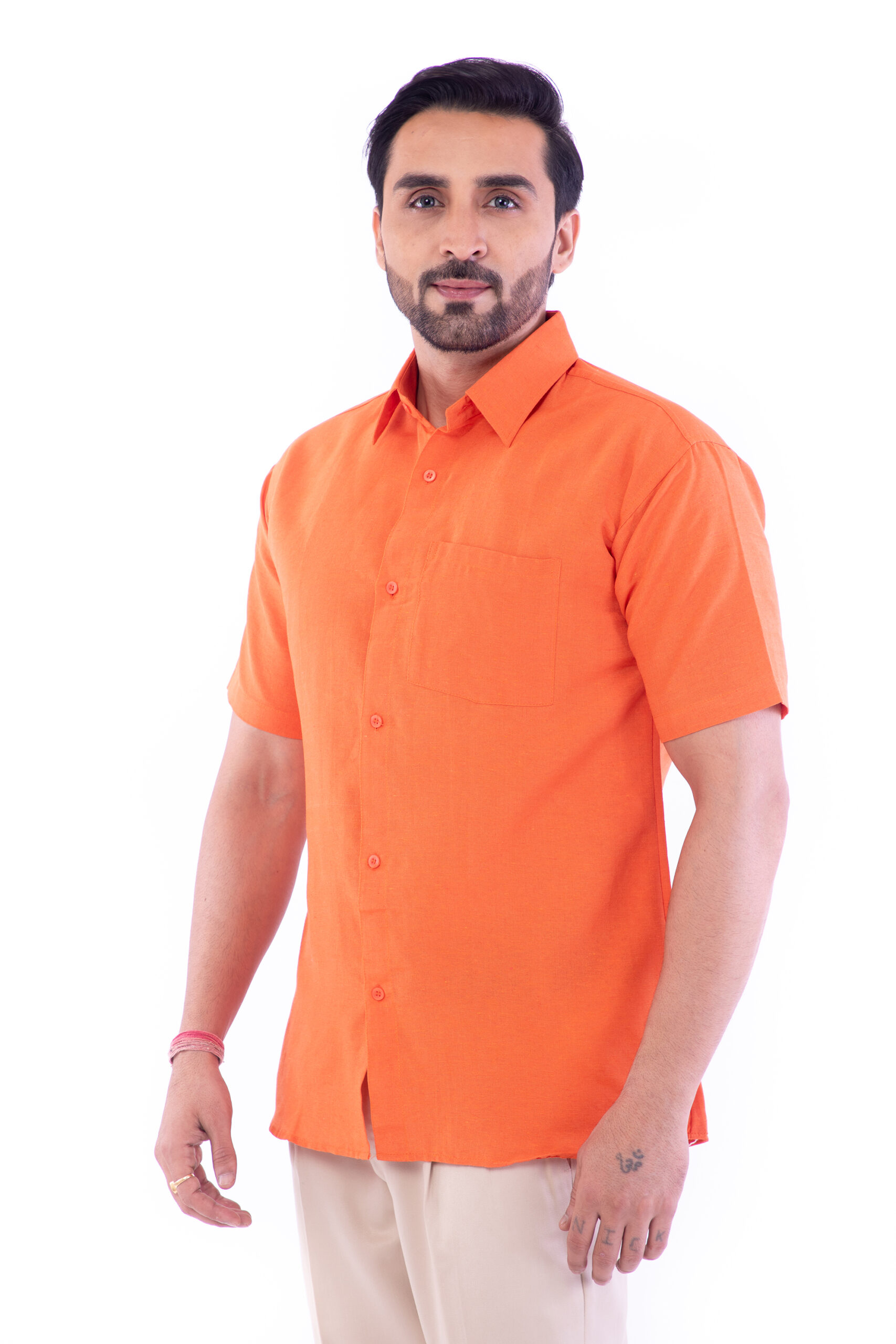 Half Sleeves Regular Cotton Fit Formal Shirt's - Image 26