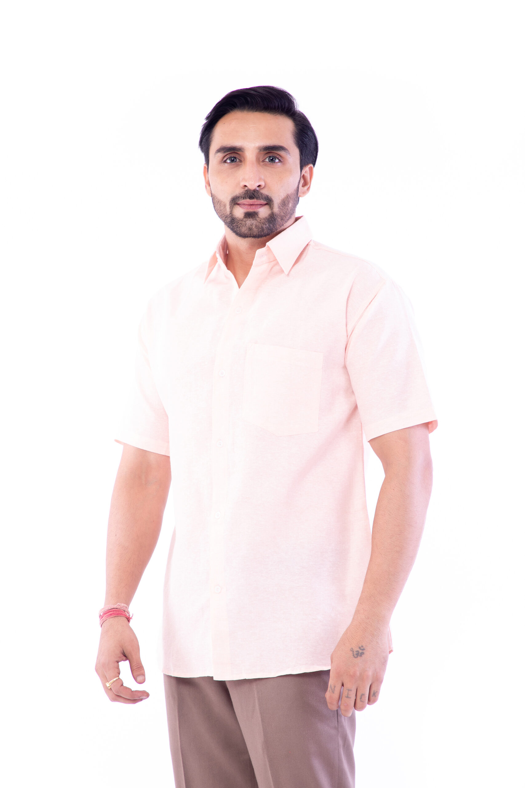 Half Sleeves Regular Cotton Fit Formal Shirt's - Image 28