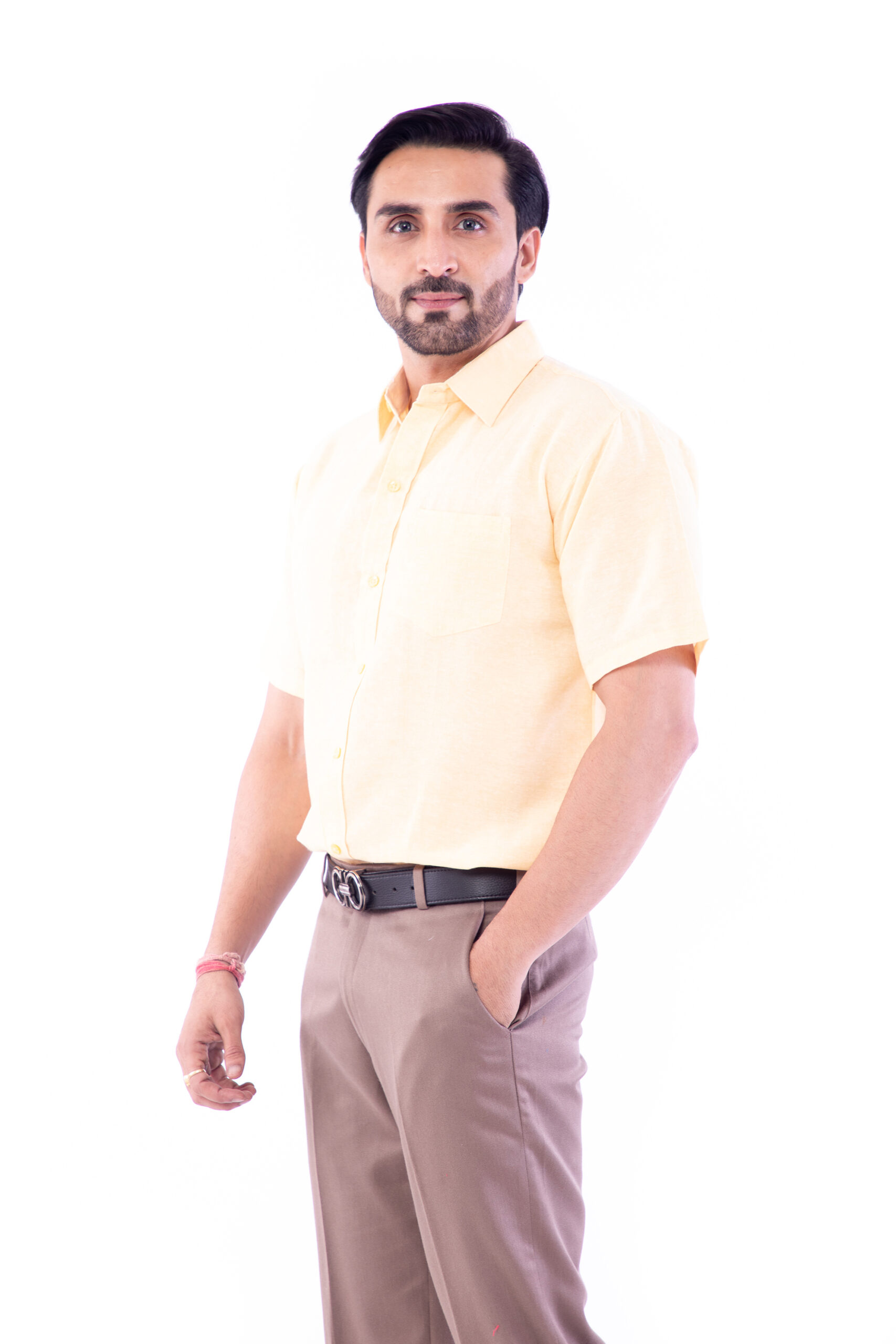 Half Sleeves Regular Cotton Fit Formal Shirt's - Image 32