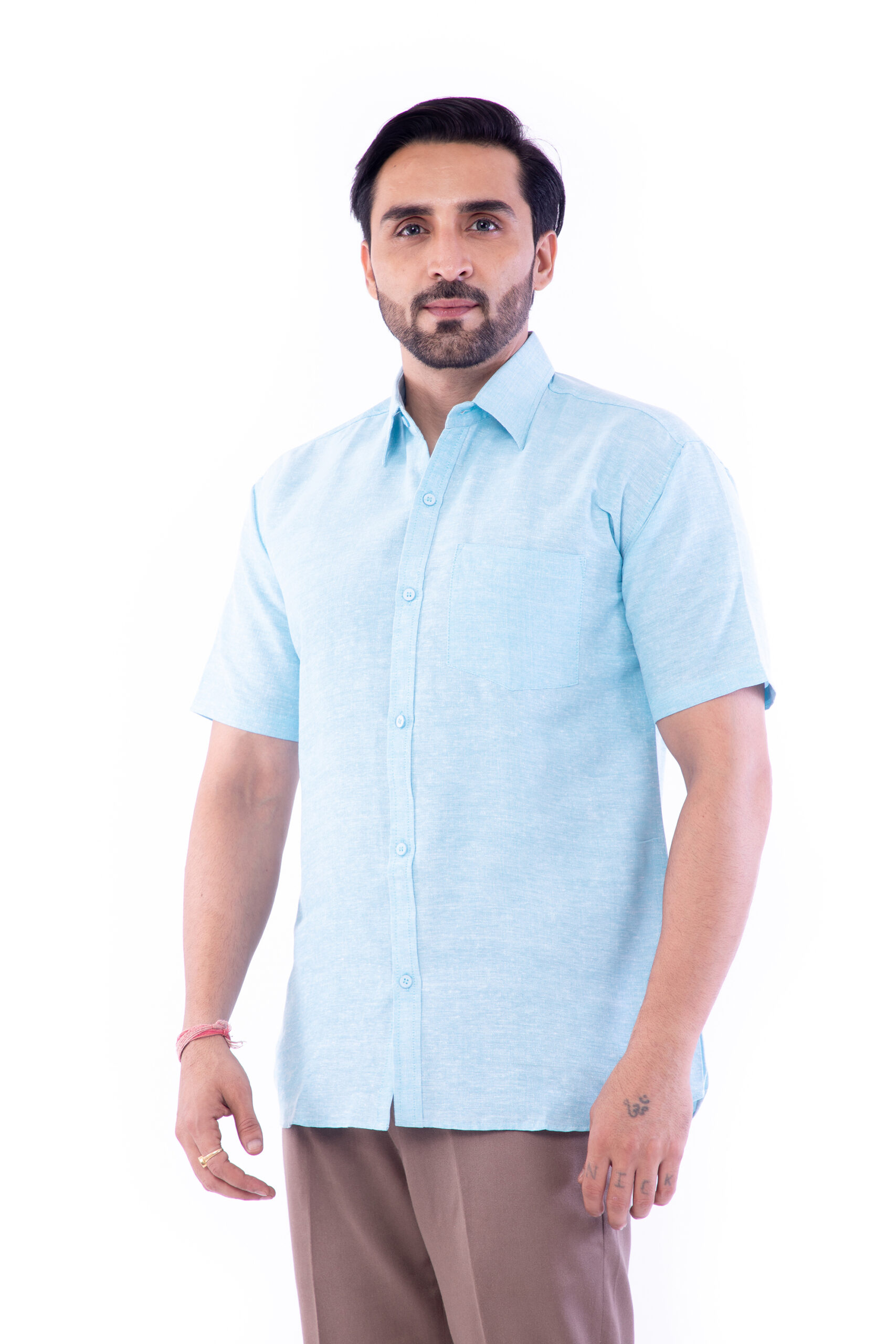 Half Sleeves Regular Cotton Fit Formal Shirt's - Image 33