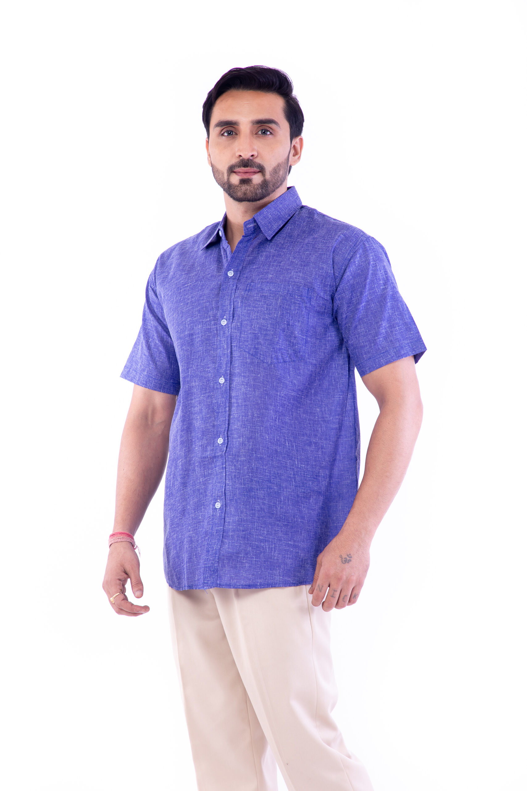 Half Sleeves Regular Cotton Fit Formal Shirt's - Image 7