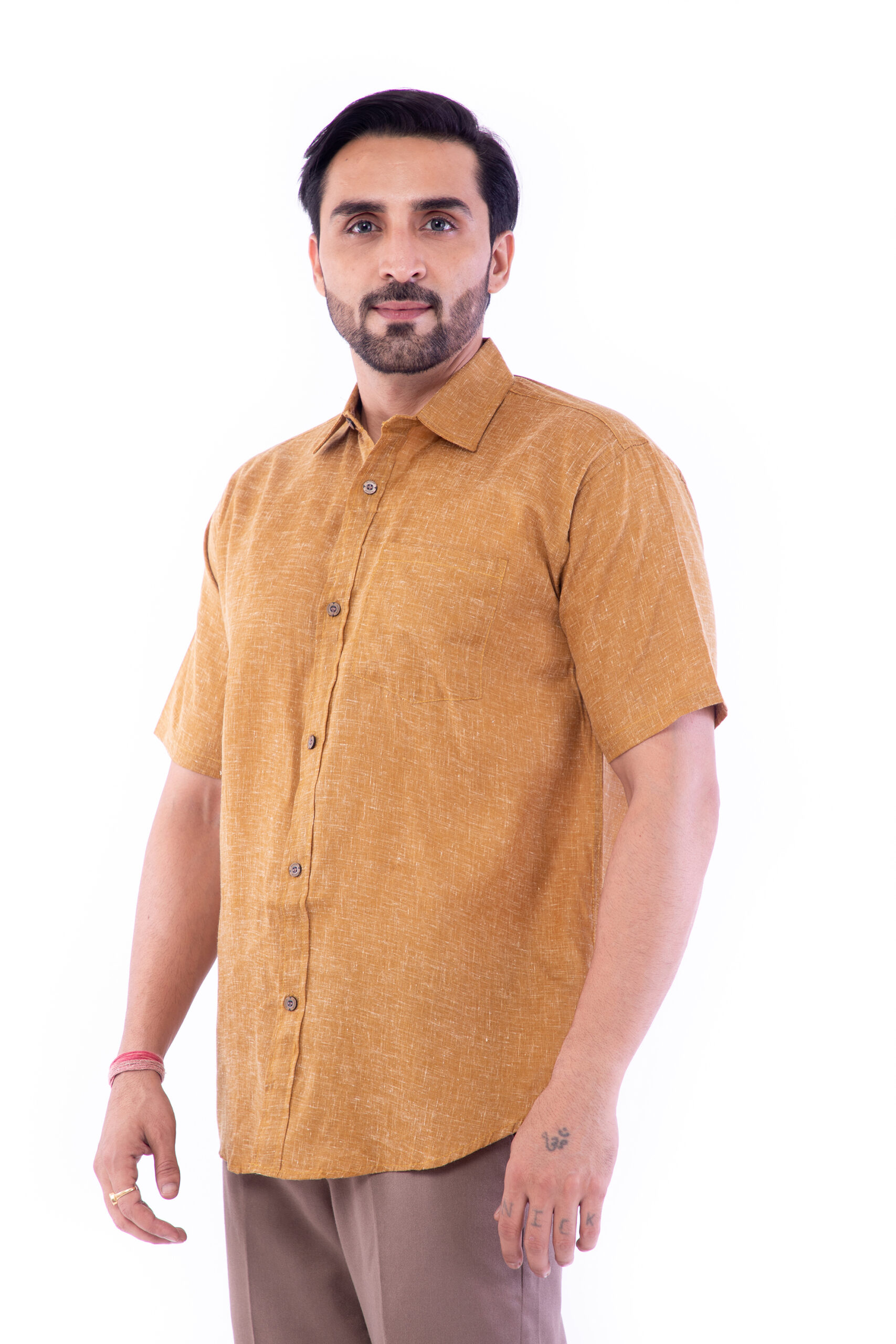 Half Sleeves Regular Cotton Fit Formal Shirt's - Image 8