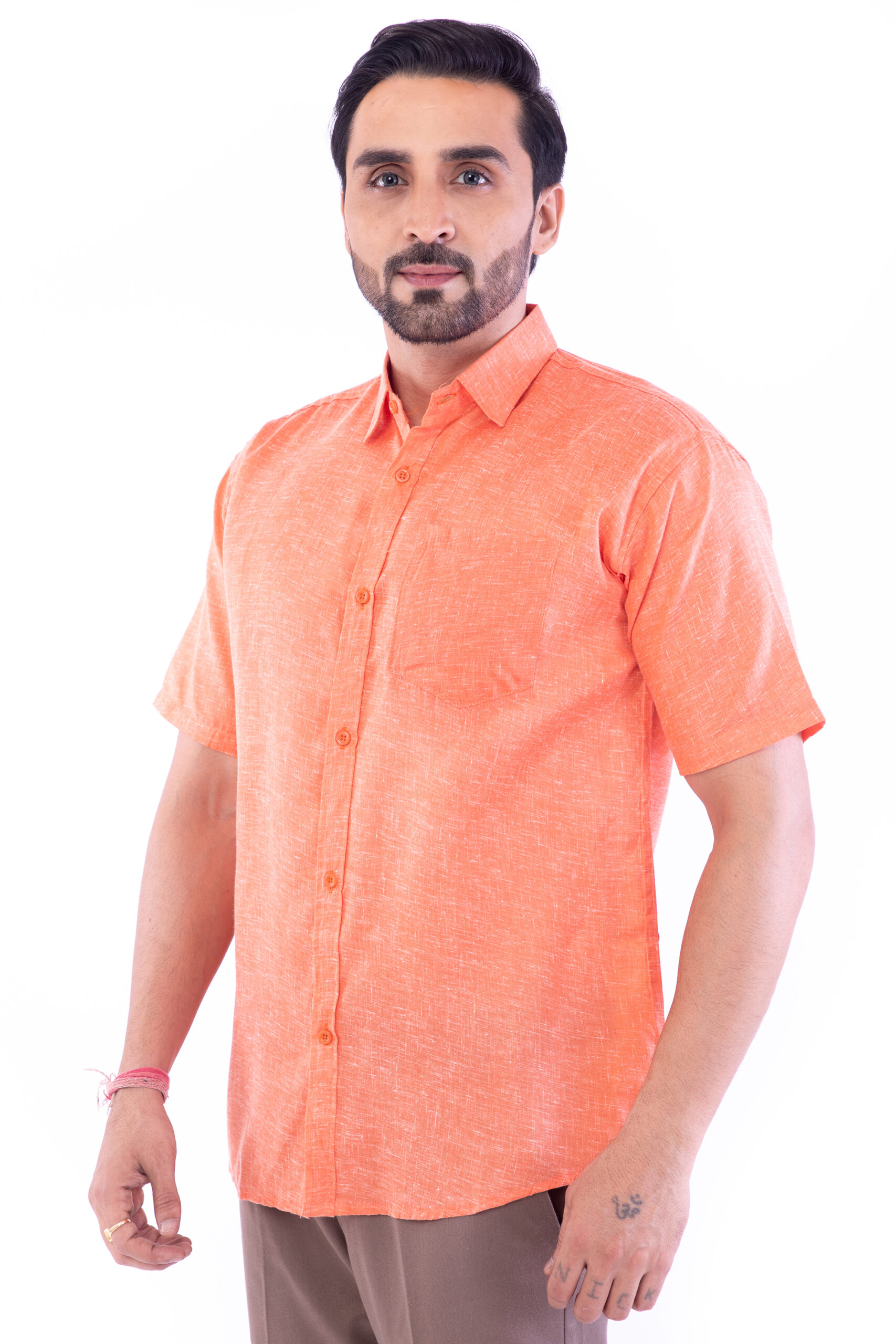 Half Sleeves Regular Cotton Fit Formal Shirt's - Image 9