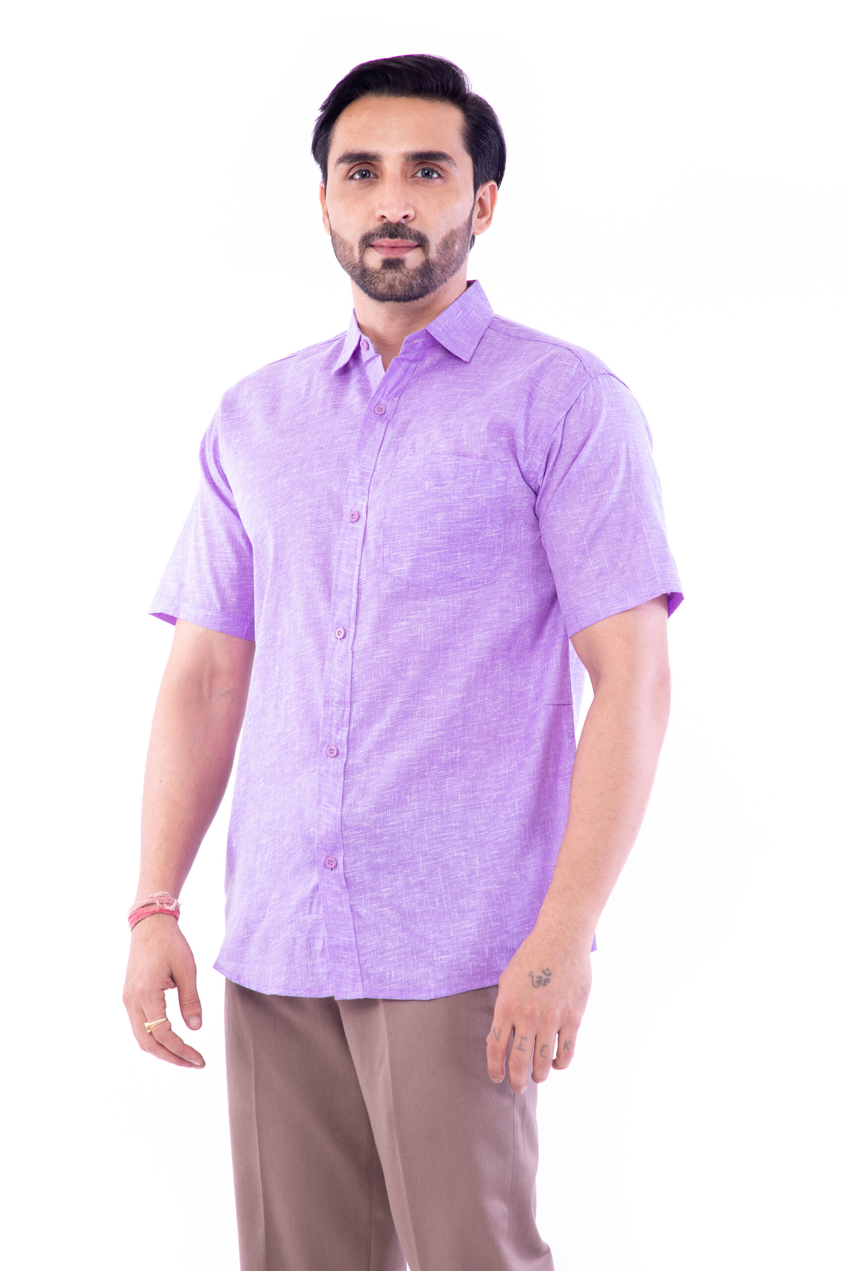Half Sleeves Regular Cotton Fit Formal Shirt's - Image 10
