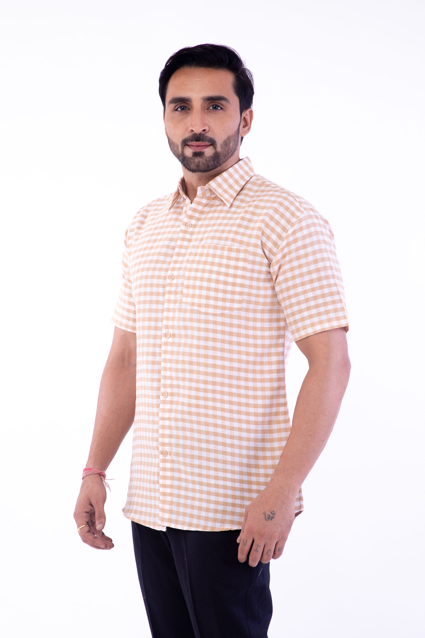 Half Sleeves Regular Cotton Fit Formal Shirt's - Image 12