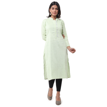 Parrot Color Kurti