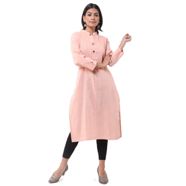 Peach Kurti