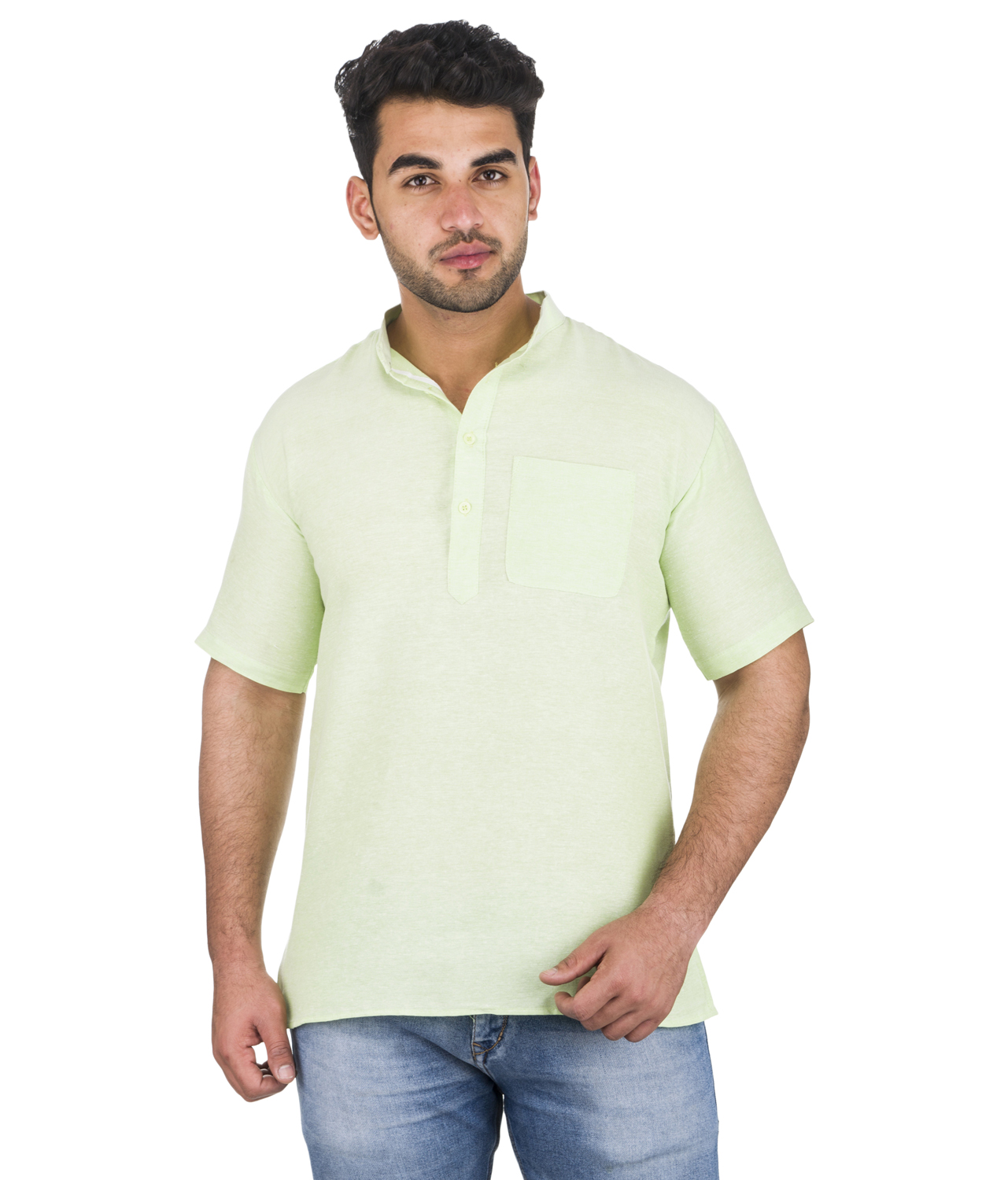 Deshbandhu Men’s Cotton Short Kurta - Image 11