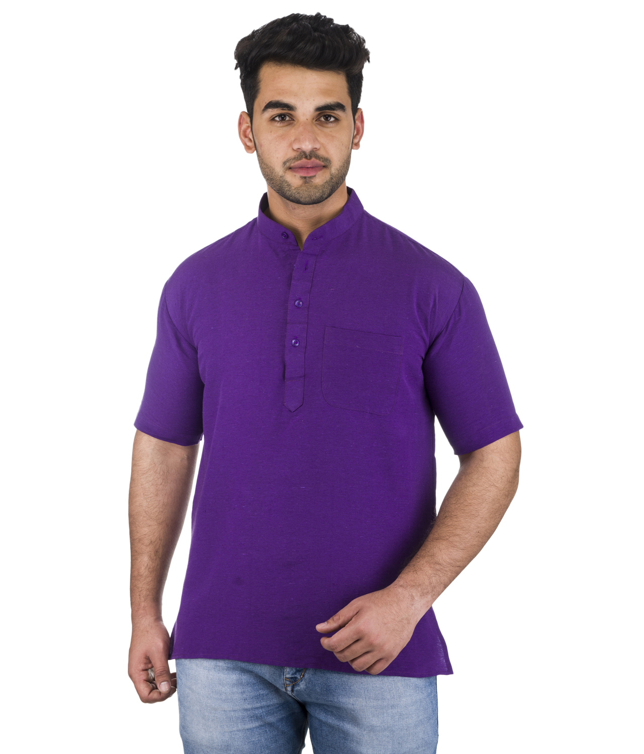 Deshbandhu Men’s Cotton Short Kurta - Image 4
