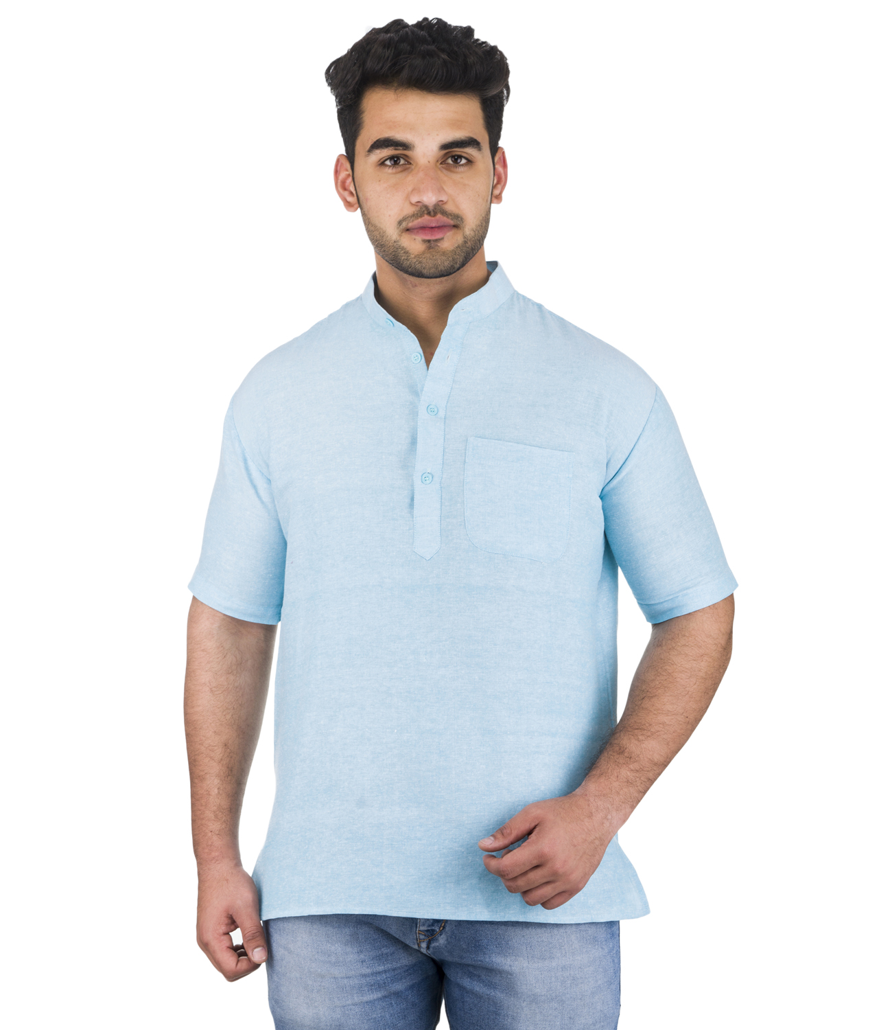 Deshbandhu Men’s Cotton Short Kurta - Image 9