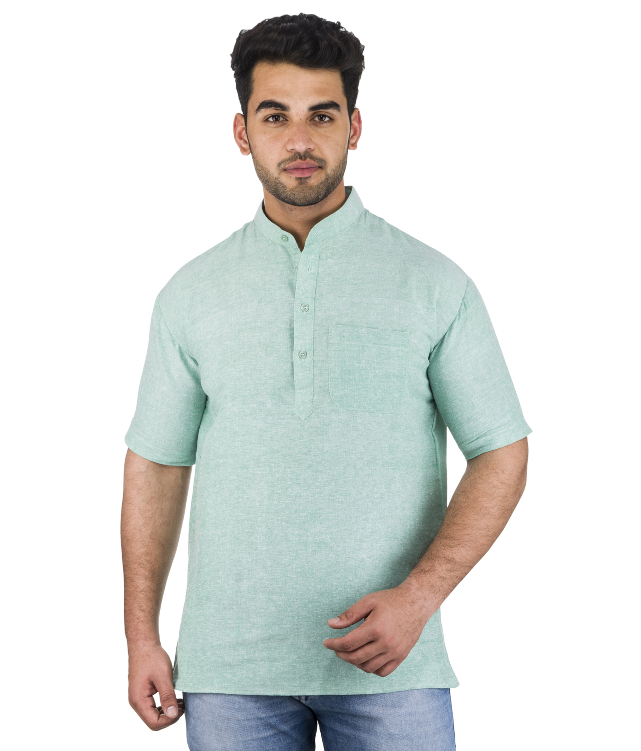 Deshbandhu Men’s Cotton Short Kurta - Image 6