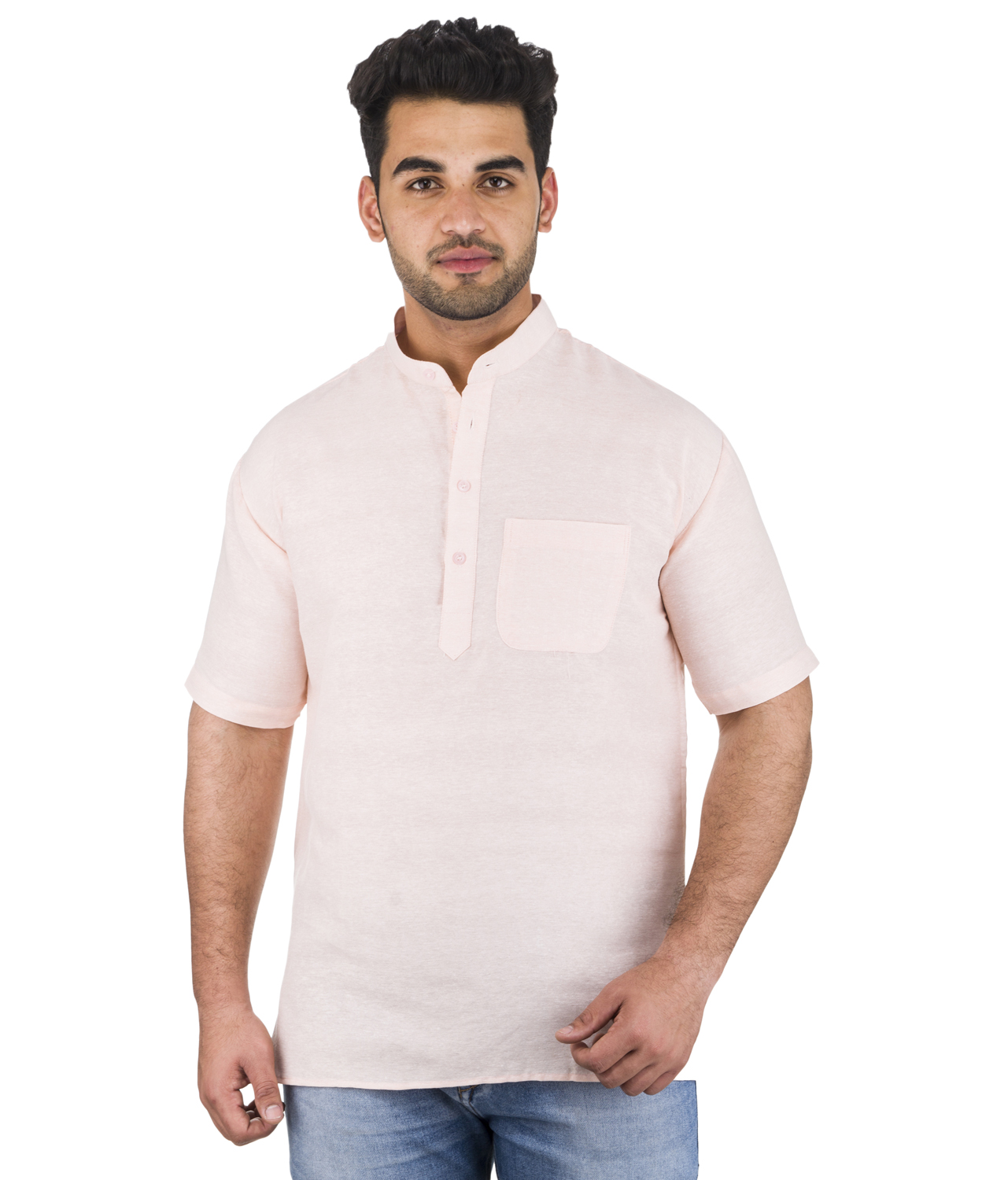 Deshbandhu Men’s Cotton Short Kurta - Image 7