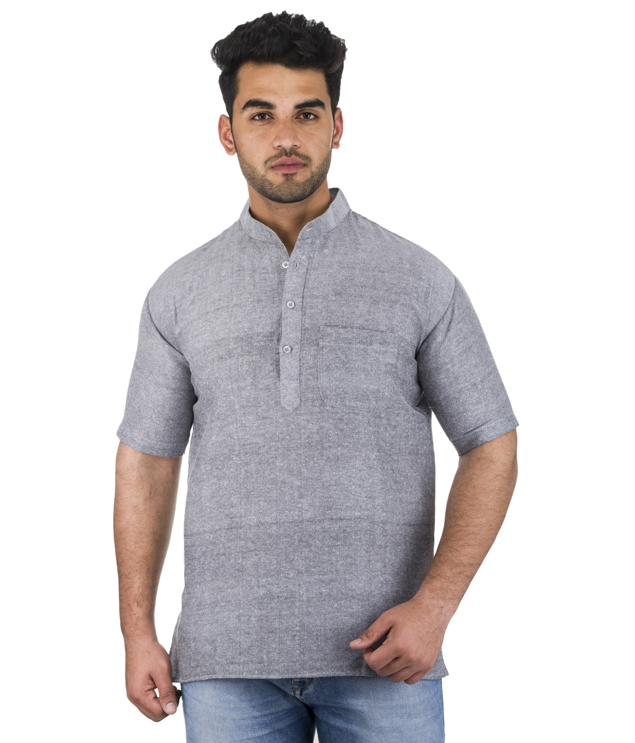 Deshbandhu Men’s Cotton Short Kurta - Image 14