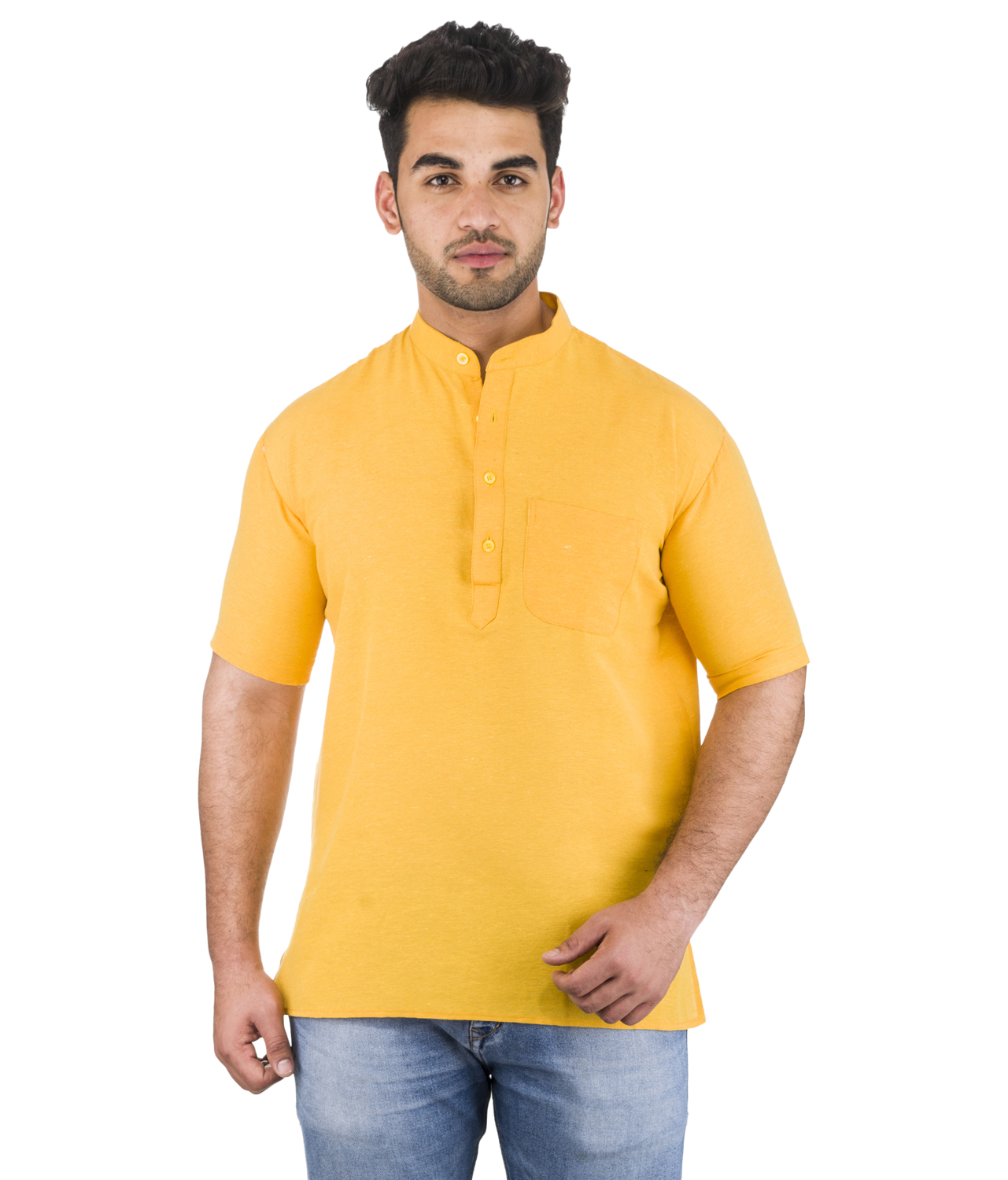 Deshbandhu Men’s Cotton Short Kurta - Image 13