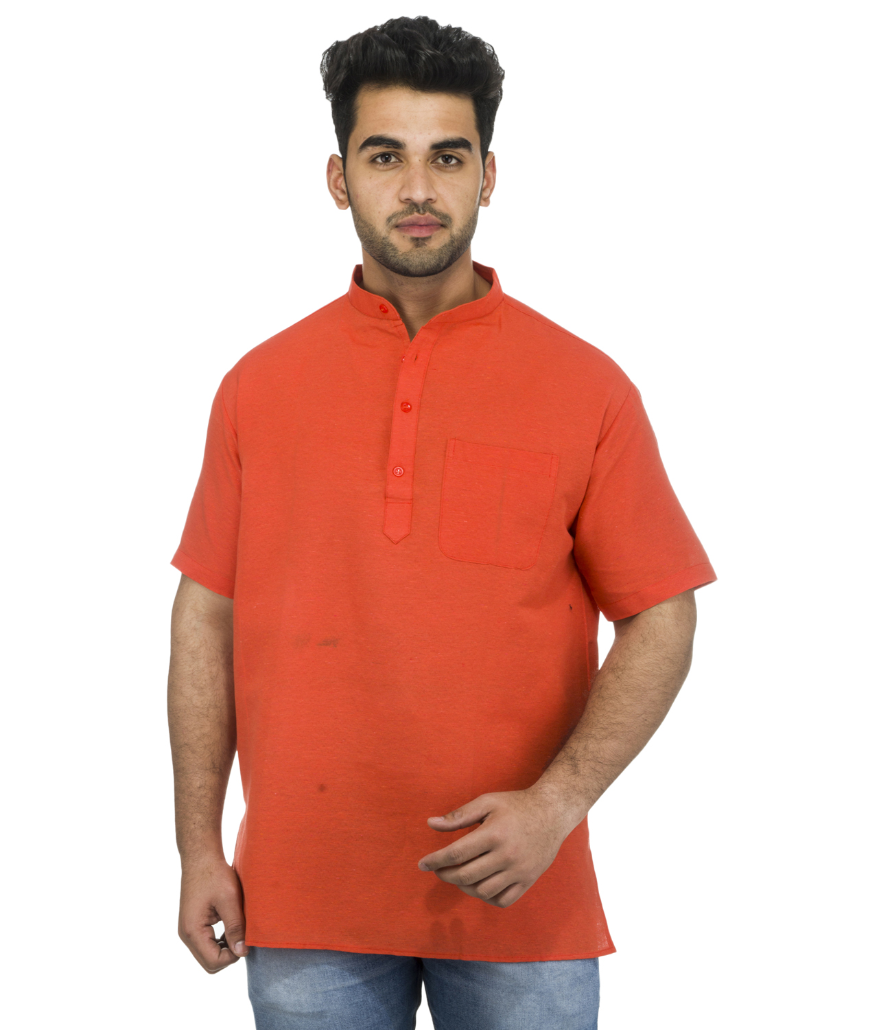 Deshbandhu Men’s Cotton Short Kurta - Image 12