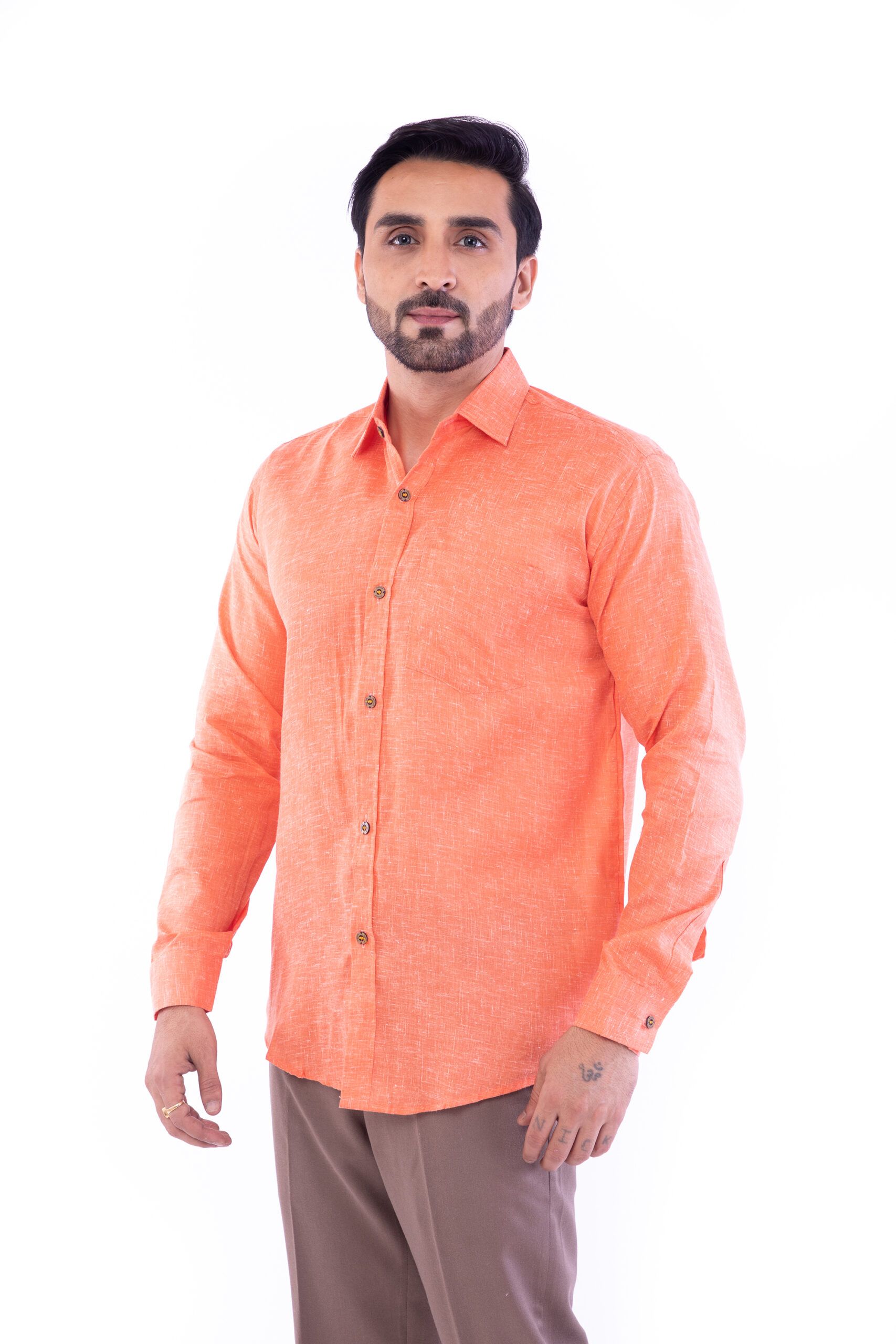 Full Sleeves Cotton Regular Fit Shirt - Image 29