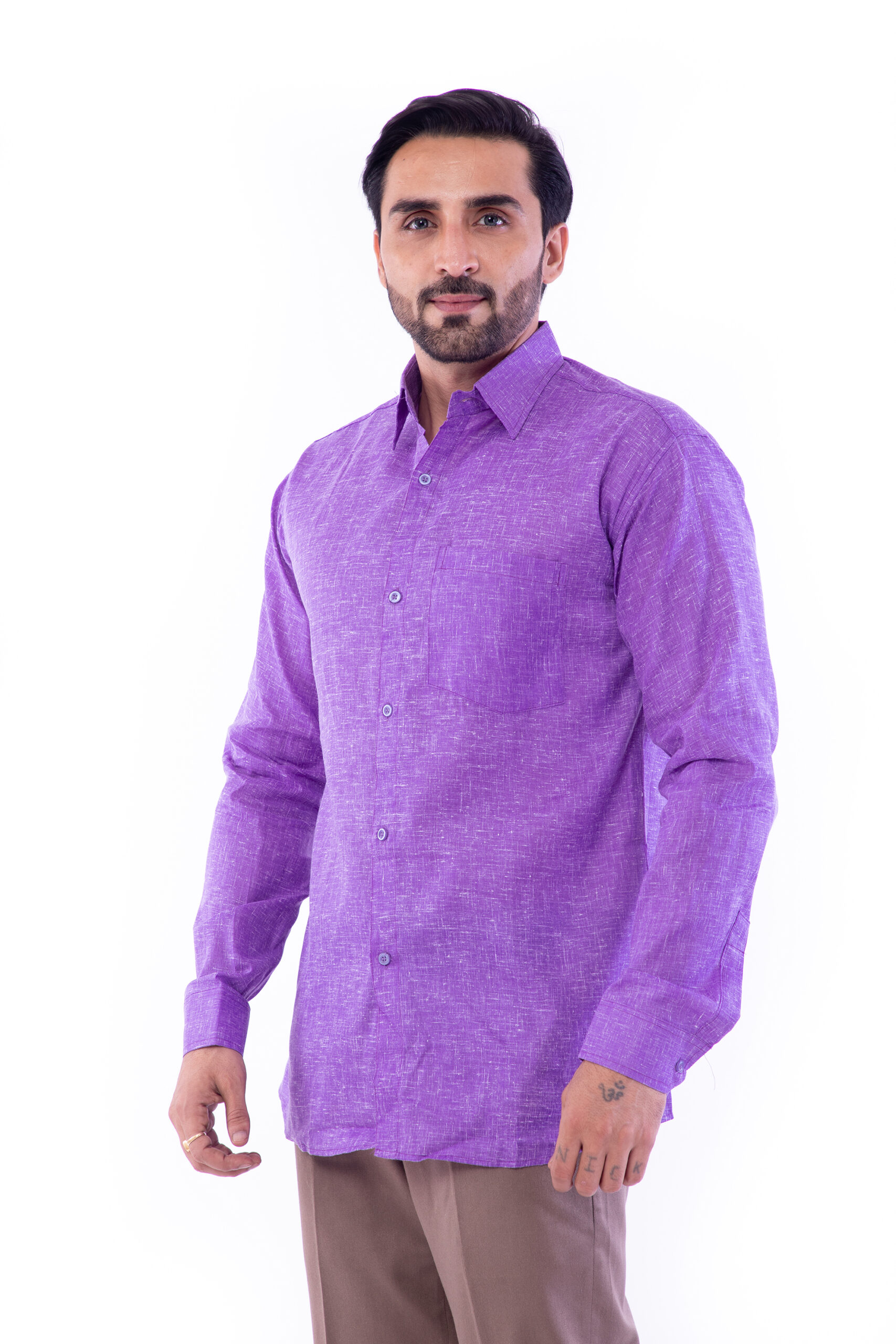 Full Sleeves Cotton Regular Fit Shirt - Image 28