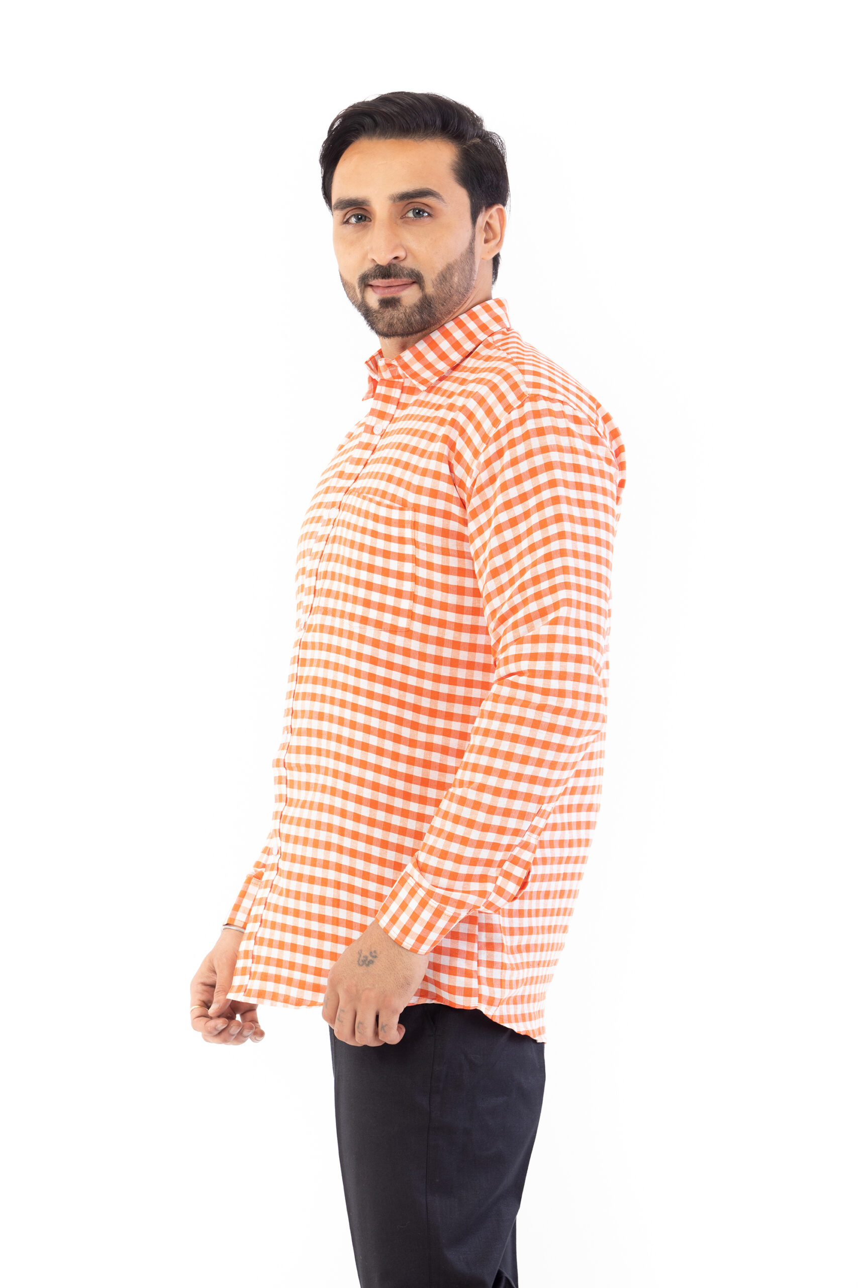 Full Sleeves Cotton Regular Fit Shirt - Image 13