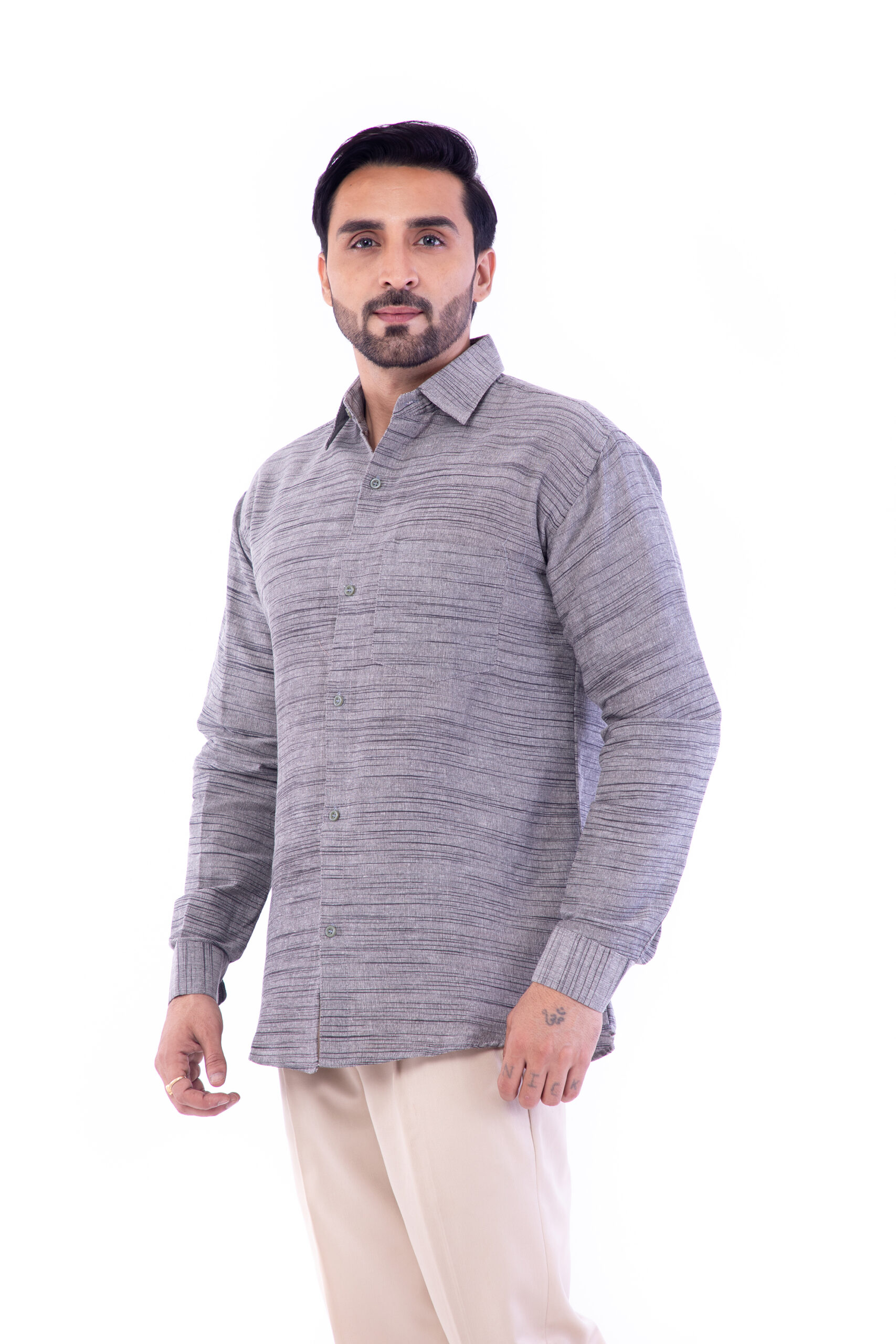 Full Sleeves Cotton Regular Fit Shirt - Image 24